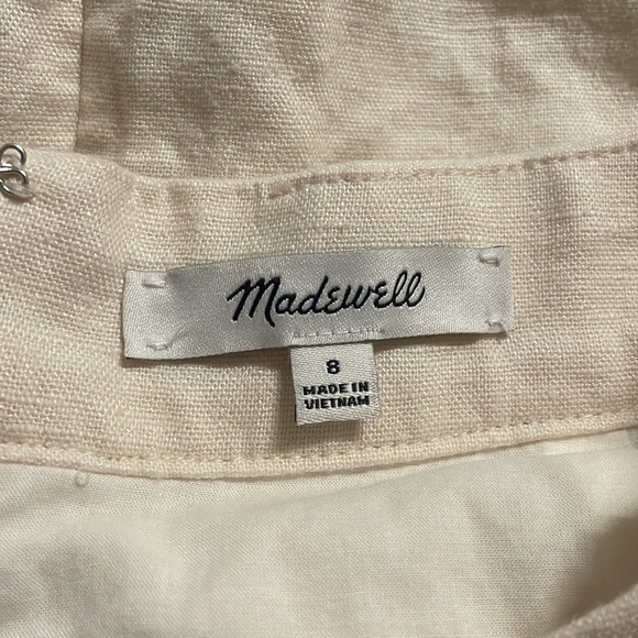 Madewell Side Button Linen Skirt - Picture 6 of 6